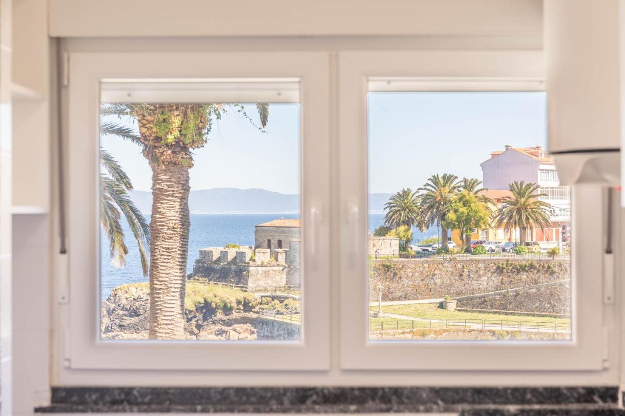 Apartamento Finisterre Con Vistas Al Mar Y Playa Exterior foto